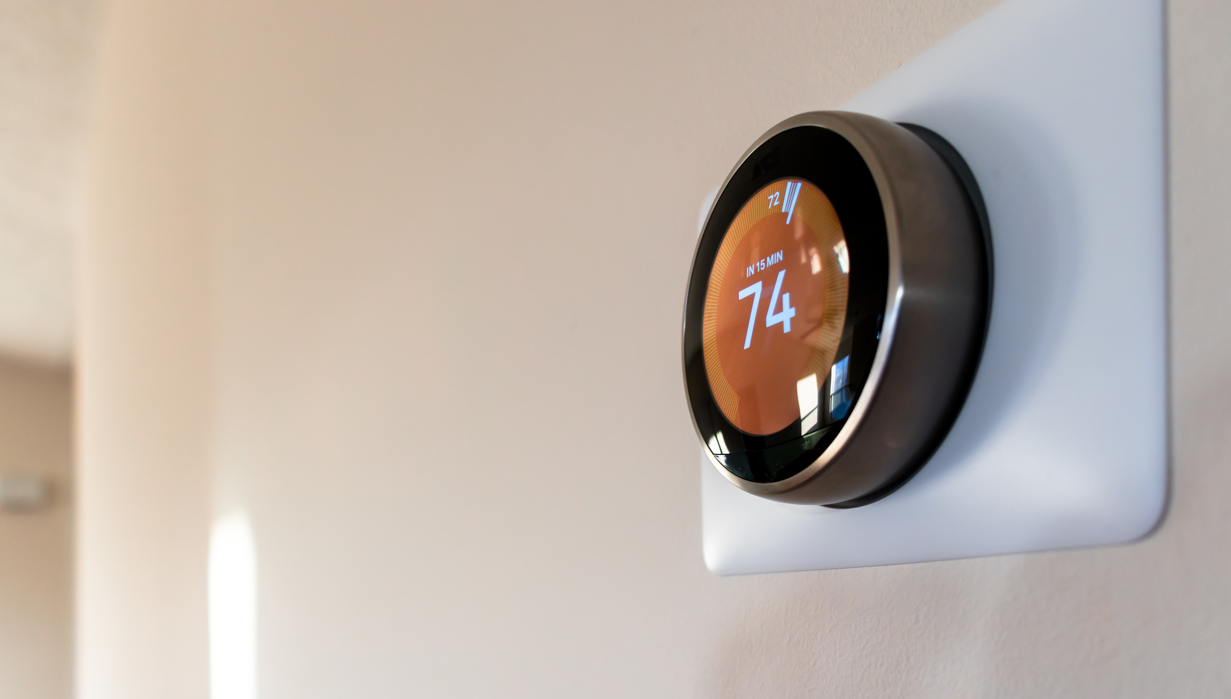 Heating home service. Thermostat working.